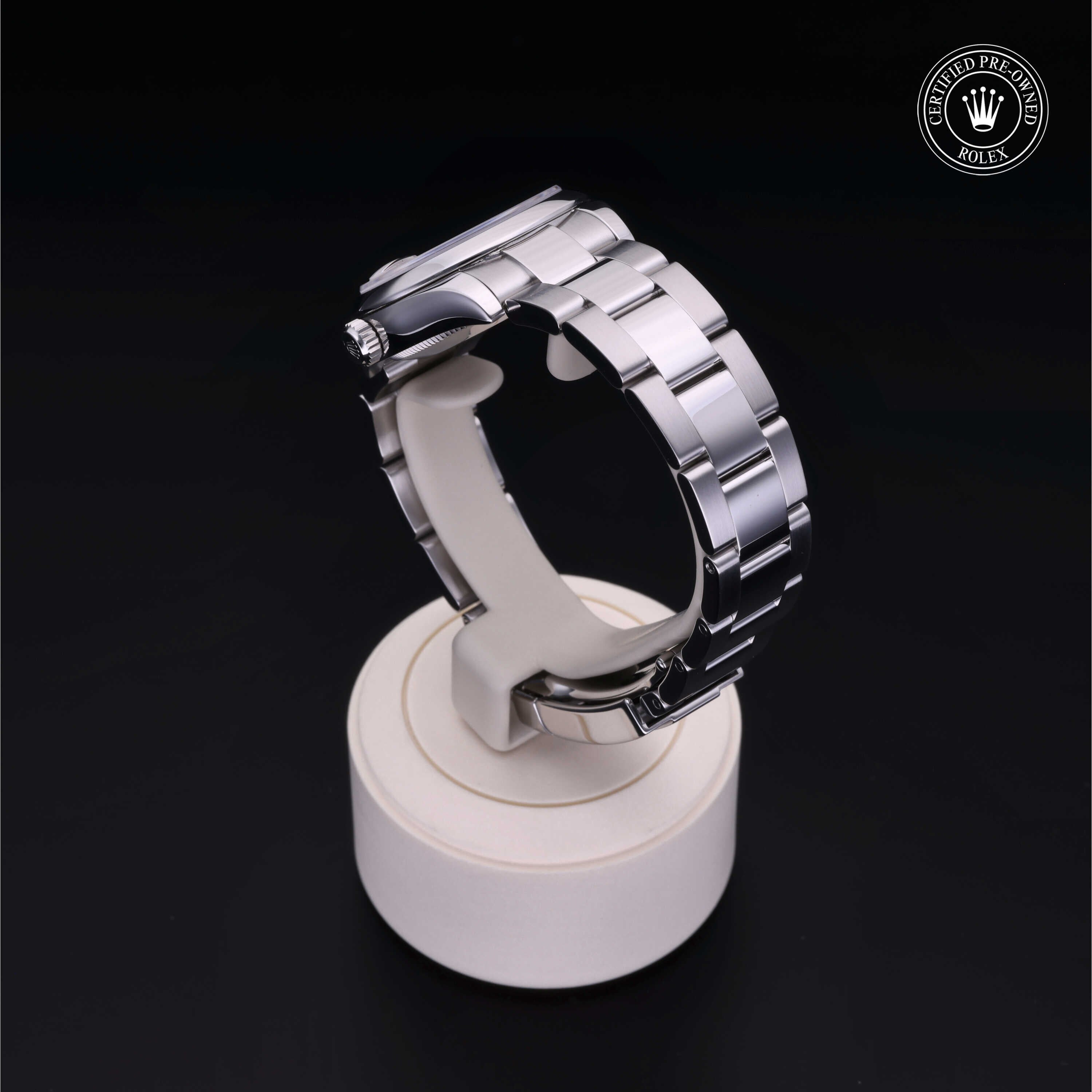 Rolex Certified Pre-owned Lady Datejust M178240-0040 front on black background