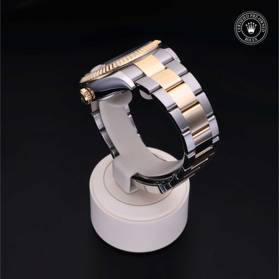 Rolex Certified Pre-owned Sky-Dweller M326933-0001 front on black background