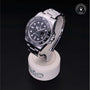Rolex Certified Pre-owned GMT M116710LN-0001 front on black background