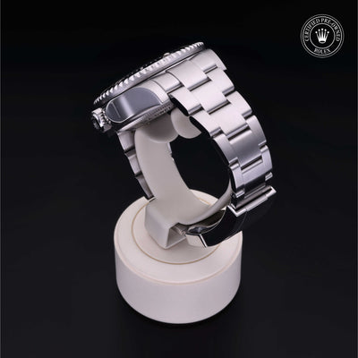 Rolex Certified Pre-owned Deep Sea M116660-0003 front on black background