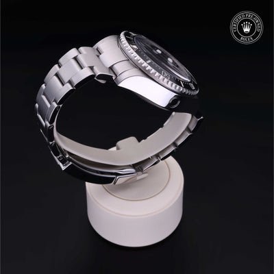 Rolex Certified Pre-owned Deep Sea M116660-0003 front on black background