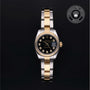Rolex Certified Pre-owned Lady Datejust M179163-0071 front on black background