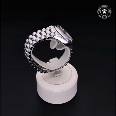 Rolex Certified Pre-owned Lady Datejust M279166-0001 front on black background