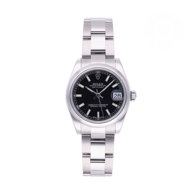 Rolex Certified Pre-owned Lady Datejust M178240-0025 front on white background