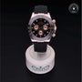 Rolex Certified Pre-owned Daytona M116515LN-0017 front on black background
