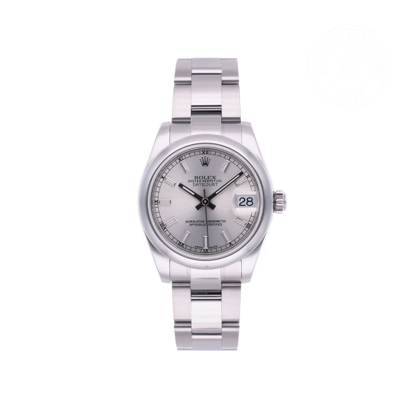 Rolex Certified Pre-owned Lady Datejust M178240-0022 front on white background