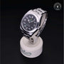 Rolex Certified Pre-owned Air-King M116900-0001 front on black background