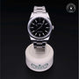 Rolex Certified Pre-owned Oyster Perpetual M114300-0005 front on black background