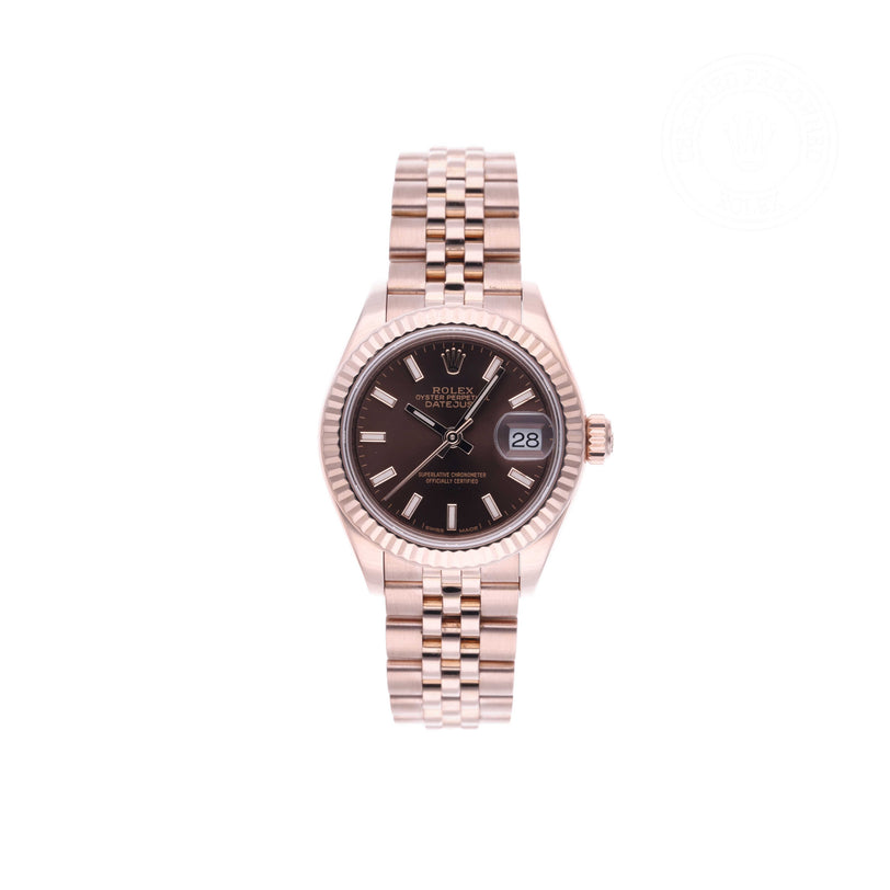 Rolex Certified Pre-owned Lady Datejust M279175-0008 front on white background