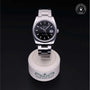 Rolex Certified Pre-owned Oyster Perpetual M115200-0004 front on black background
