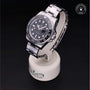 Rolex Certified Pre-owned GMT II M116710LN-0001 front on black background