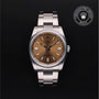 Rolex Certified Pre-owned Oyster Perpetual M116000-0011 front on black background
