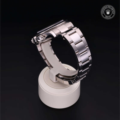 Rolex Certified Pre-owned Daytona M116509-0055 front on black background