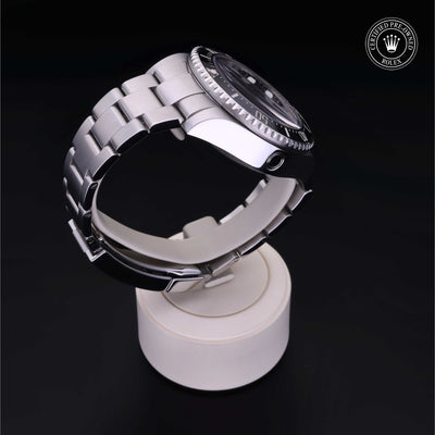 Rolex Certified Pre-owned Deep Sea M116660-0001 front on black background