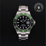 Rolex Certified Pre-owned Submariner Date M16610LV-0002 front on black background
