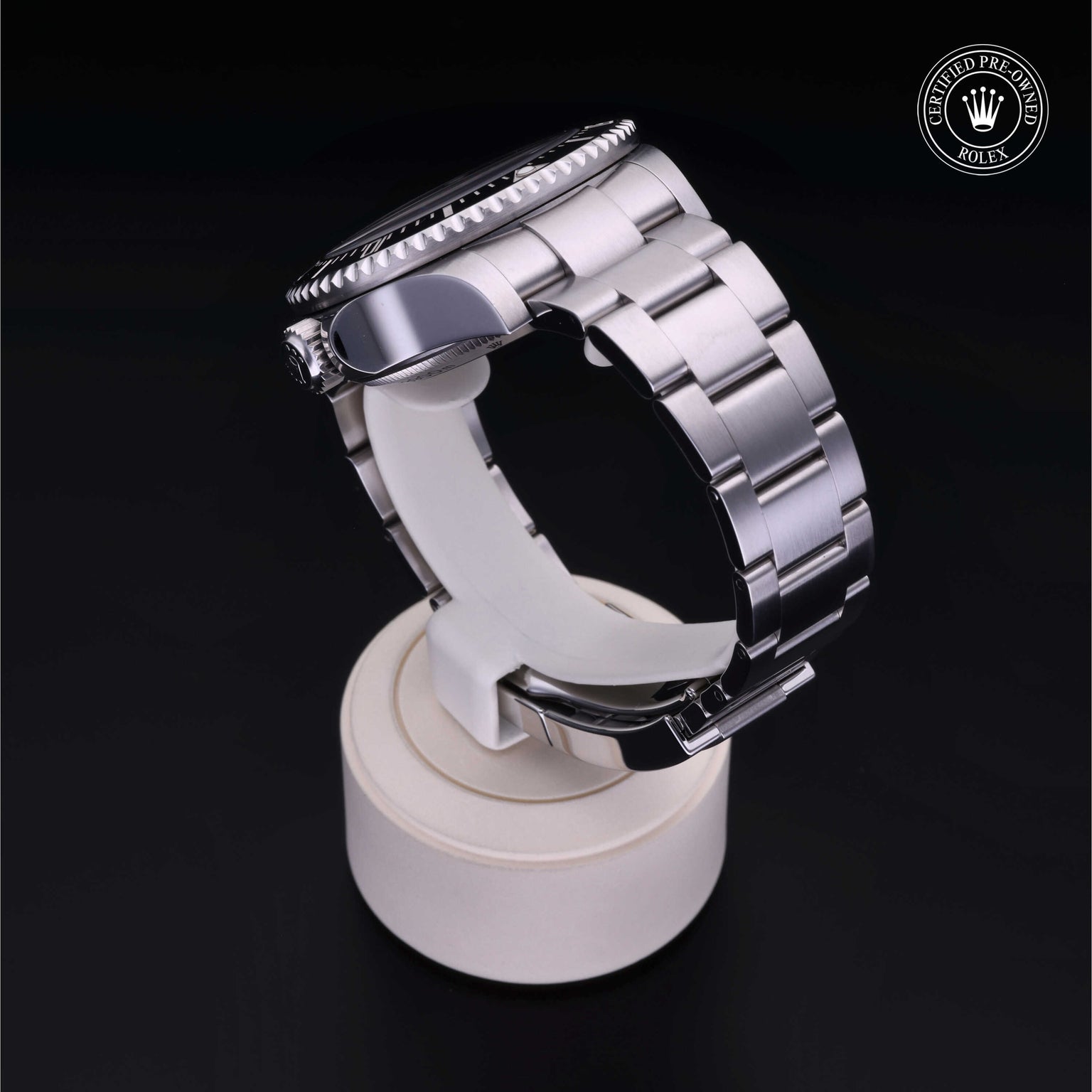 Rolex Certified Pre-owned Deep Sea M126660-0001 front on black background