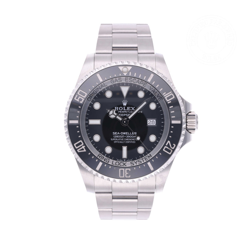 Rolex Certified Pre-owned Deep Sea M126660-0001 front on white background