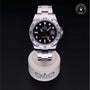 Rolex Certified Pre-owned Explorer M216570-0002 front on black background