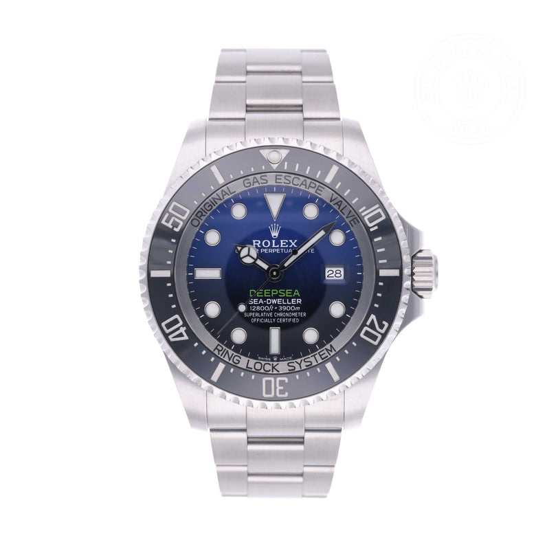 Rolex Certified Pre-owned Deep Sea M126660-0002 front on white background