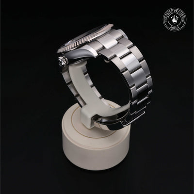 Rolex Certified Pre-owned Sky-Dweller M326934-0005 front on black background