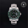 Rolex Certified Pre-owned Submariner M116610LV-0002 front on black background