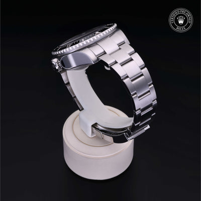 Rolex Certified Pre-owned Deep Sea M116660-0001 front on black background