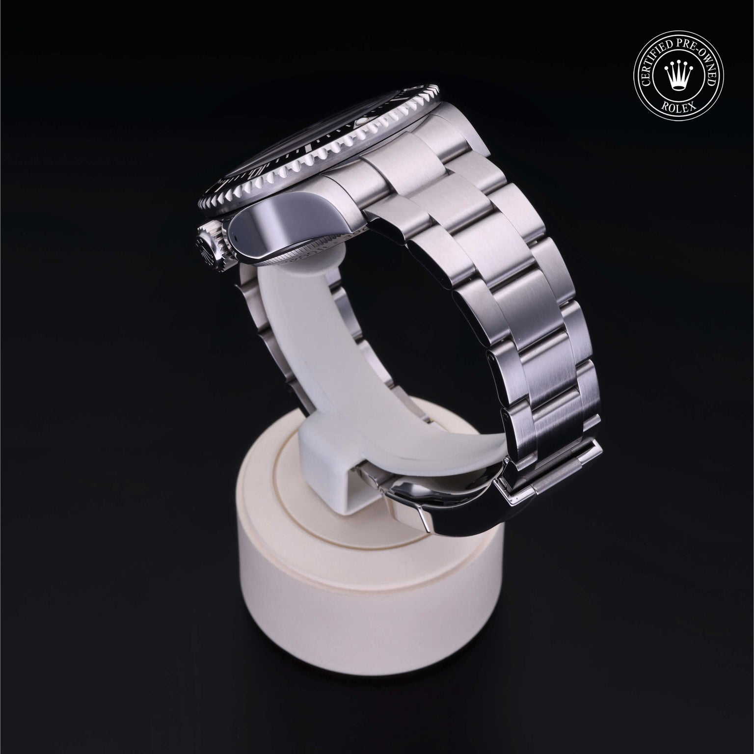 Rolex Certified Pre-owned Deep Sea M126660-0002 front on black background