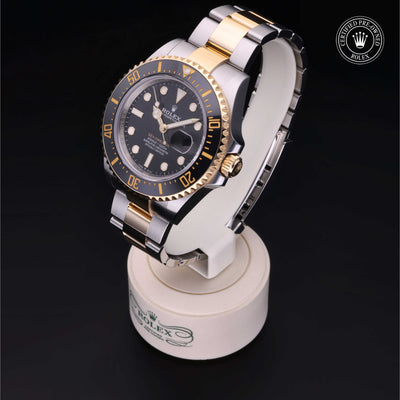 Rolex Certified Pre-owned Sea-Dweller M126603-0001 front on black background