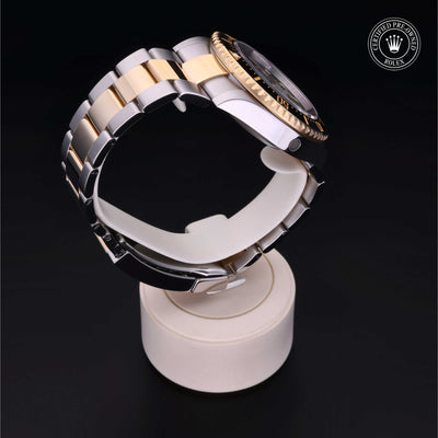 Rolex Certified Pre-owned Sea-Dweller M126603-0001 front on black background