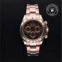 Rolex Certified Pre-owned Daytona M116505-0004 front on black background