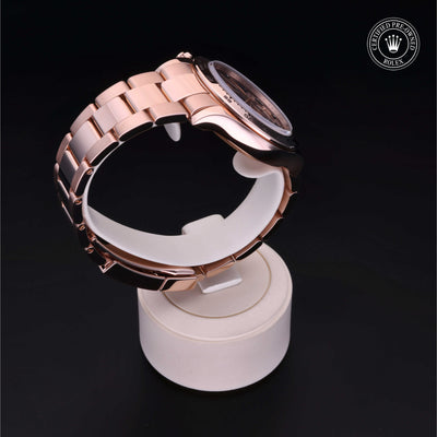 Rolex Certified Pre-owned Daytona M116505-0004 front on black background