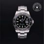 Rolex Certified Pre-owned GMT II M116710LN-0001 front on black background