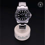 Rolex Certified Pre-owned GMT II M116710LN-0001 front on black background