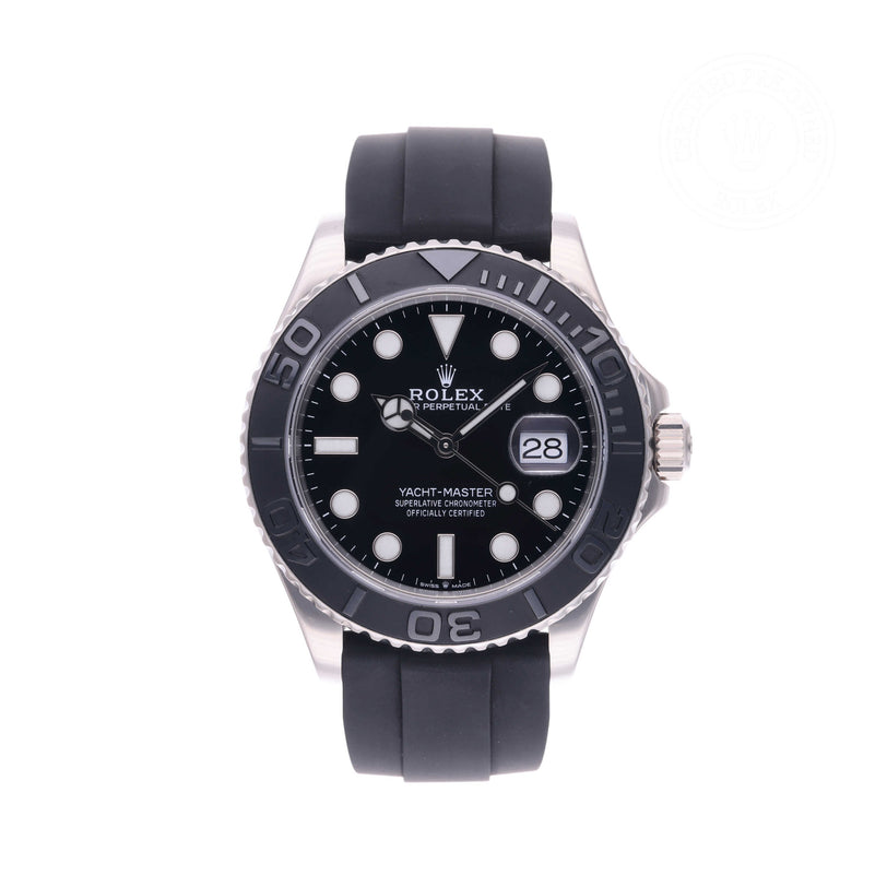 Rolex Certified Pre-owned Yacht-Master M226659-0002 front on white background