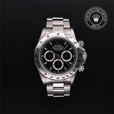 Rolex CPO Daytona M16520 front on white background