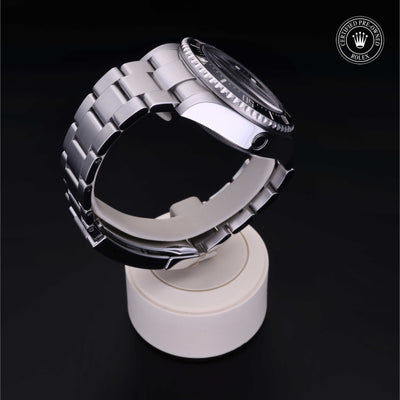 Rolex Certified Pre-owned Deep Sea M126660-0002 front on black background