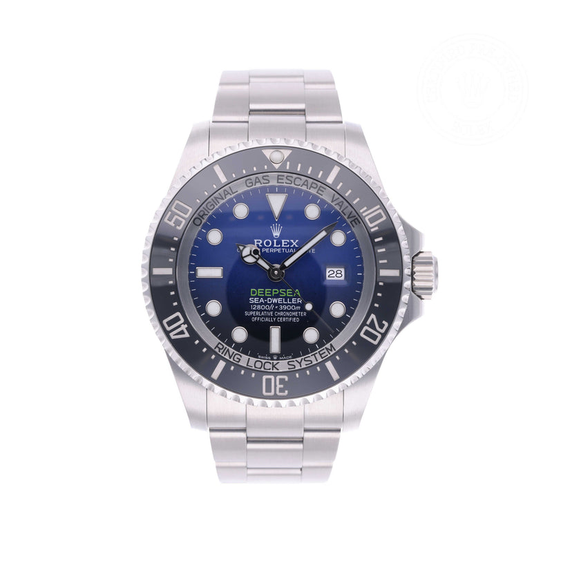 Rolex Certified Pre-owned Deep Sea M126660-0002 front on white background