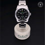 Rolex Certified Pre-owned Air-King M116900-0001 front on black background