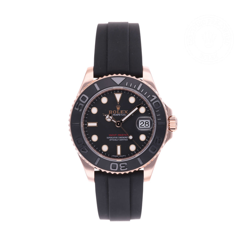 Rolex Certified Pre-owned Yacht-Master M268655-0002 front on white background