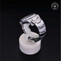 Rolex Certified Pre-owned Oyster Perpetual M114300-0004 front on black background