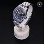 Rolex Certified Pre-owned GMT M126710BLNR-0002 front on black background