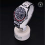 Rolex Certified Pre-owned GMT II M16710-0009 front on black background