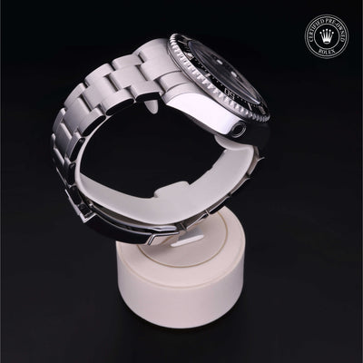 Rolex Certified Pre-owned Sea-Dweller M116660-0003 front on black background