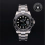 Rolex Certified Pre-owned GMT M116710LN-0001 front on black background