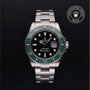 Rolex Certified Pre-owned Submariner M126610LV-0002 front on black background