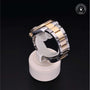 Rolex Certified Pre-owned Datejust M126333-0001 front on black background