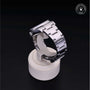Rolex Certified Pre-owned Oyster Perpetual M114200-0024 front on black background