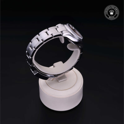 Rolex Certified Pre-owned Lady Datejust M179160-0035 front on black background