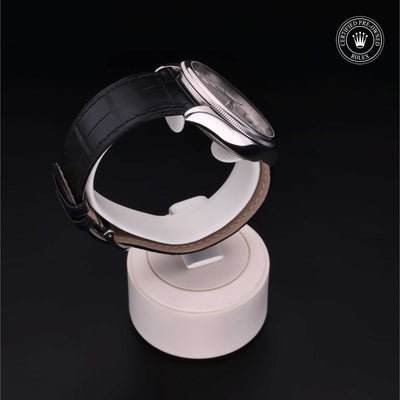 Rolex Certified Pre-owned Cellini M50529-0006 front on black background