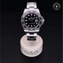 Rolex Certified Pre-owned GMT M116710LN-0001 front on black background